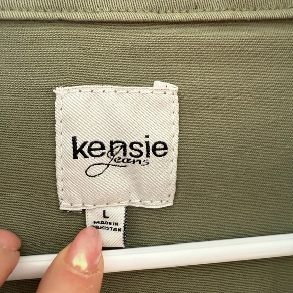 Kensie Army Green Jacket SzL - Picture 2 of 4